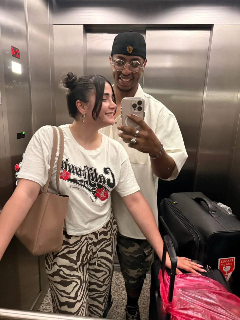 Leaving for the airport